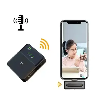 SX8  Wireless Microphone for Type-C Android & iPhone Interview,...